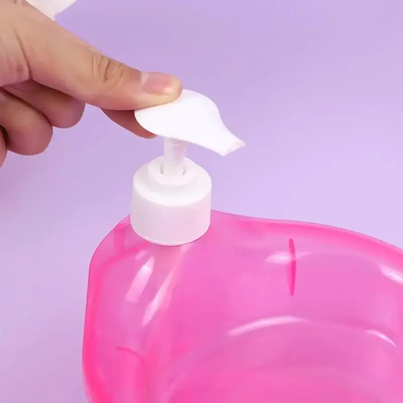 Tempat Sabun Cuci Piring + Spons / Wadah Sunlight Model Bulat / Dispenser Botol Soap Pump 2