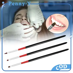 Kuas Tambal Gigi Dental Kuas Nylon Brush Kuas Composite Komposit Carving Polishing Gigi