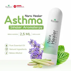 TERLARIS !!! NARA HEALER Inhailer Aromaterapi | Atasi Asma inhaler Anak Ibu Alami Hamil Belah Samping minyak essential Inhaler Anxiety Herbal Sinusitis