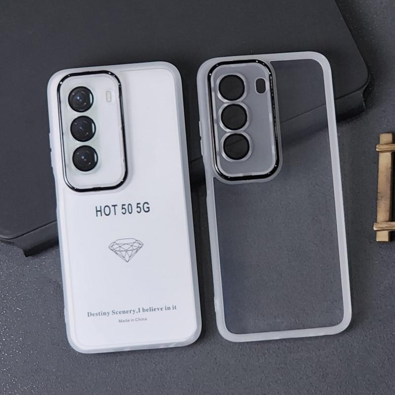 Baifu - Hybrid Case Clear Case Infin1x Hot 50 4G Hot 50 5G Hot 50 Pro Plus 5