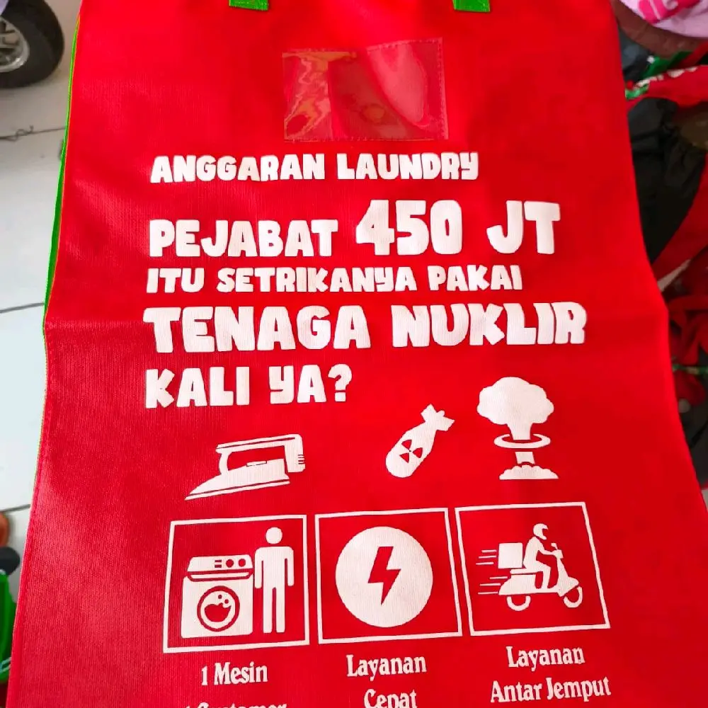 Tas Laundry Super Jumbo Unik Karakter untuk Pakaian hingga 15 kg
