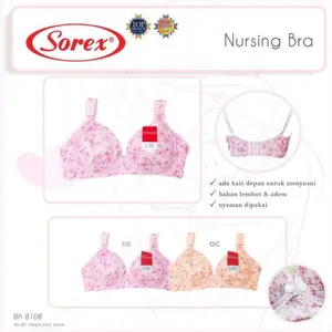 Sorex nursing bra bh menyusui ori 8108 busa tanpa kawat