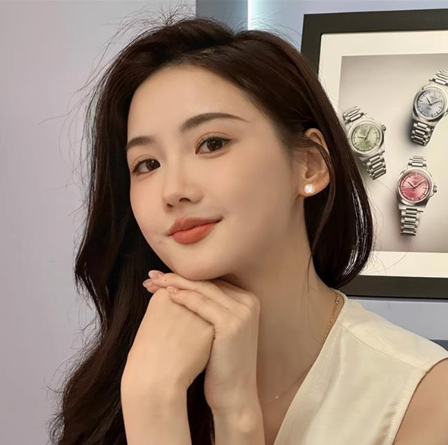 Bông Tai Mini Hình Vuông Màu Đen, Dành Cho Phụ Nữ Có Lỗ Tai, Không Cần Tháo Bông Tai Khi Ngủ, Nhỏ Và Thanh Lịch, Tinh Tế, Đơn Giản Và Nhỏ Gọn Thích Hợp Để Đi Làm Hàng Ngày Voi Women 4
