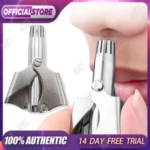 Gunting Bulu Hidung Unisex Trimmer Alat Pencukur Bulu Hidung Manual - Kemasan Baja Tahan Karat