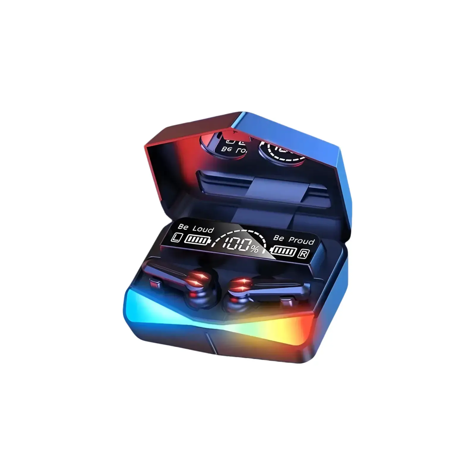 Headset Bluetooth M28 Tws Headphone Blutut Earphone In Ear Nirkabel Stereo Mic Kontrol Sentuh Hedset Wireless Earbud Tahan Air Mikrofon Bawaan Kota pengisi daya Powerbank Ponsel Earphones Headphones Bass Henset Handset head sead Hetset