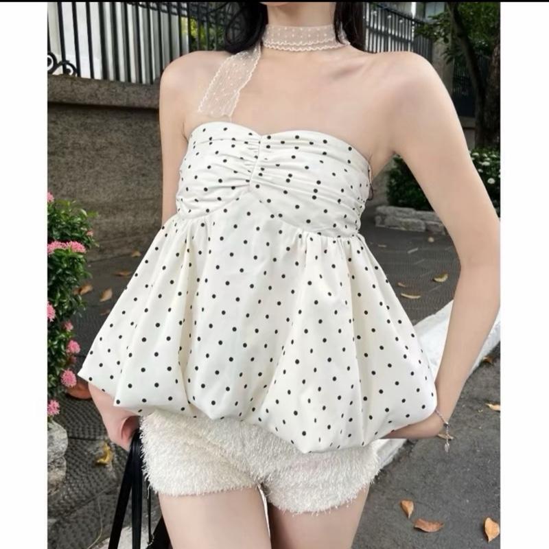 Áo quây dáng bí bigsize nữ áo quây có dây trong lưng chun co giãn nhíu eo áo Đậu bigsize -A186