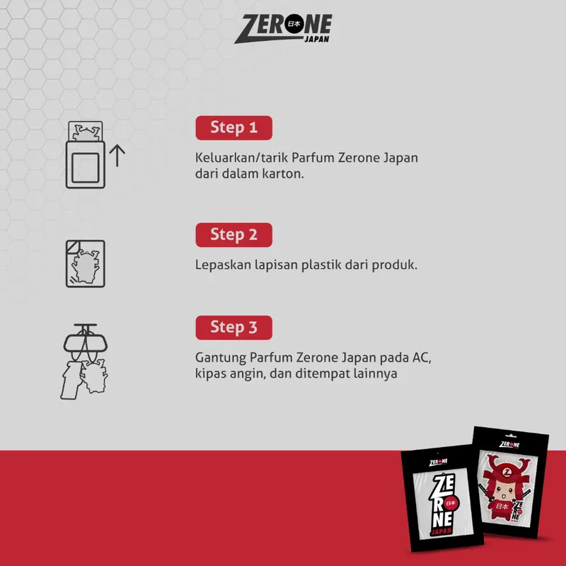 ZERONE Parfum Mobil - Tahan Lama Recommended Mewah Gantung Wangi Anti Mual Segar Banyak Aroma 3