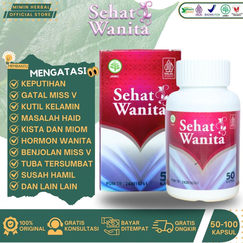 Kapsul Herbal Sehat Wanita untuk Masalah Keputihan - BPOM TR243016761 2