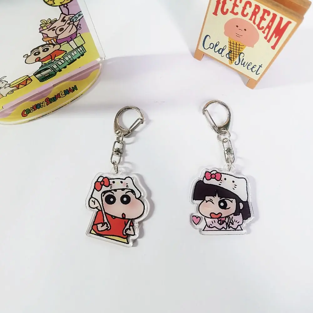 Móc Chìa Khóa Cặp Đôi Shin-chan Bút Chì Màu Vui Nhộn Đồ Trang Sức Nhân Vật Động Vật, Móc Chìa Khóa Shin-chan Bút Chì Màu, Móc Chìa Khóa Nhân Vật Động Vật Mini, Treo Túi