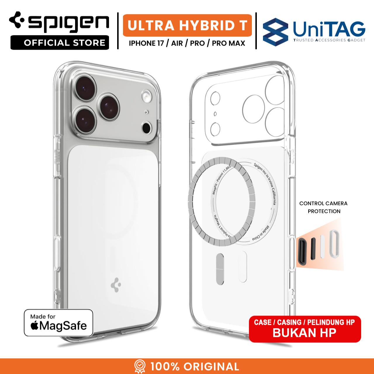 Spigen iPhone Air Case Ultra Hybrid T MagFit - Clear White ACS10311 (Offline SKU)