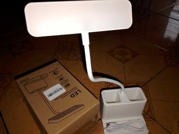 Product Review of 【Garansi 10 tahun】Lampu Meja Anti Rabun Untuk Anak-anak Hanya Untuk Perawatan Mata Multifungsi Kecerahan Yang Dapat Disesuaikan Kapasitas Besar Diperpanjang from s**i 1