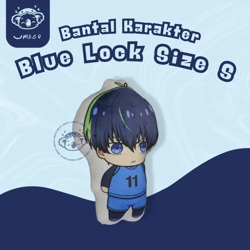 UMECO - Bantal Karakter Anime Blue Lock Size S | Plushie - U075 7