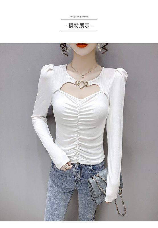 Product Introduction of Áo Cánh Cho Nữ, Phong Cách Quốc Tế, Dáng Ôm, Áo Lót, Thích Hợp Cho Mùa Xuân Và Mùa Thu, Tay Áo Dài, Thiết Kế Sang Trọng, Hở Lưng, Phong Cách Độc Đáo, Thiết Kế Đẹp, Hàng Mới Về Năm 2024 8