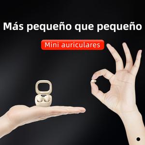 auriculares invisibles mini inalámbricos, micro y ultrafinos, los más pequeños y discretos para dormir; con micrófono; aptos para conductos auditivos pequeños; ideales para dormir; auriculares invisibles mini discretos