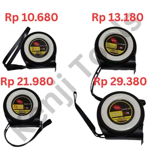 Meteran Tukang Otomatis Lock 3M 5M 7.5M 10 Meter Measuring Tape