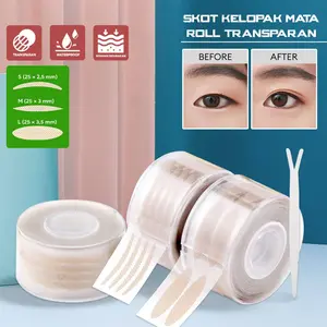 Skot Mata Eyelid Tape Roll ISI 300 PASANG Scot Mata Jaring Skot Kelopak Mata Transparan / Skot Mata Roll Double Eyelid Bening Tahan AIR