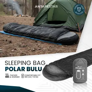 ANTARESTAR Official New Sleeping Bag  Camping Polar Bulu Kantong Tidur Antarestar | SBP