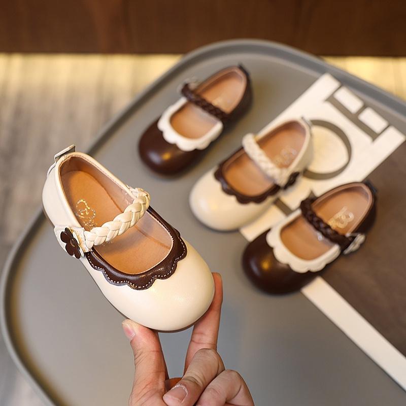 sepatu balet anak perempuan ruffle trendi / sepatu anak perempuan kulit vintage anti licin / sepatu flatshoes anak anak umur 2-10 tahun / sepatu lebaran anak perempuan / sepatu anak bayi perempuan / sepatu anak perempuan empuk di kaki 1