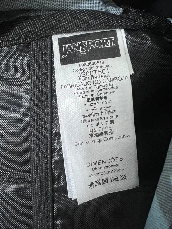 JANSPORT RARE FULL JS EMBOS 1
