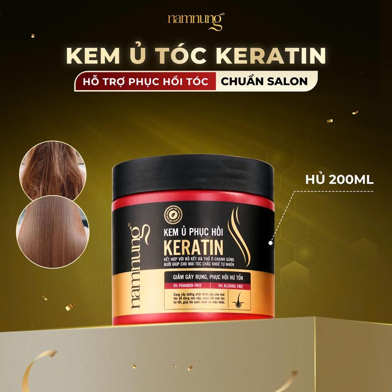 FLASH SALE Bản nâng cấp Kem ủ thảo dượċ Nam Nung 220g hỗ trợ phục hồi tóc khô xơ gãy rụng Dưỡng Tóc Chăm Sóc Tóc