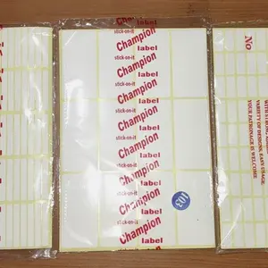 stiker label no. 99/112/103/pack isi 7 lbr Johar Market