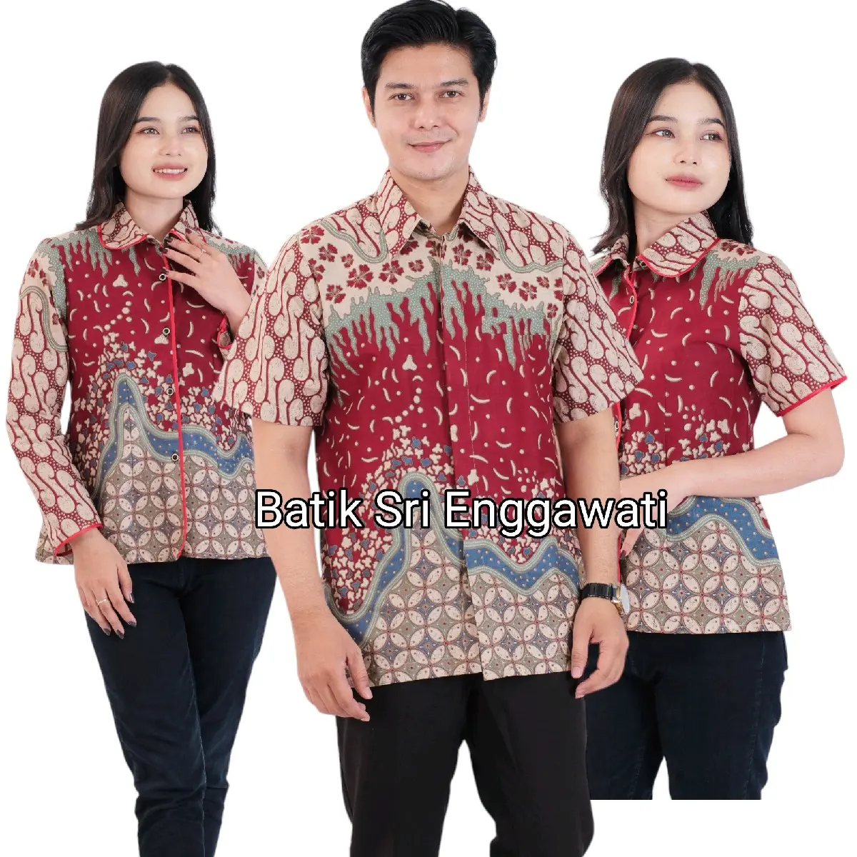 Atasan Batik couple Lava/atasan Batik wanita/Hem Batik Pria/Batik Seragam/Baju Kerja/Batik Modern/Batik Jumbo/S-M-L-XL-XXL-3XL-4XL-5XL