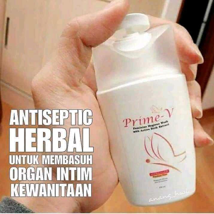 1 BOTOL PRIME V SABUN PEMBERSIH KEWANITAAN ISI 100ML Feminine Hygiene Pencerah Keputihan Gatal daun 0