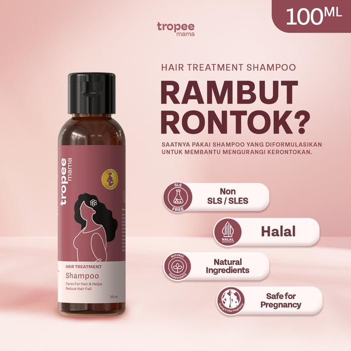 Gambar Tropee Mama Hair Treatment Shampoo 100ml | Solusi Rambut Rontok Pasca Melahirkan | Hair Fall Control & Repair dari Tropee Bebe Shop Kota Administrasi Jakarta Utara Tokopedia