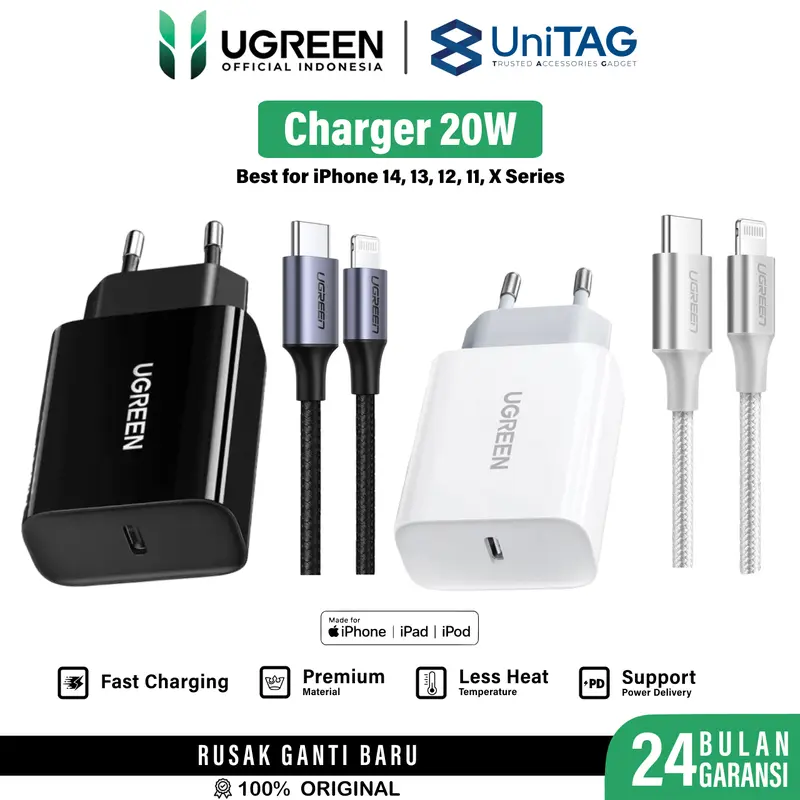 Kepala Charger for iPhone 17 16 15 14 13 12 11 XR XS X