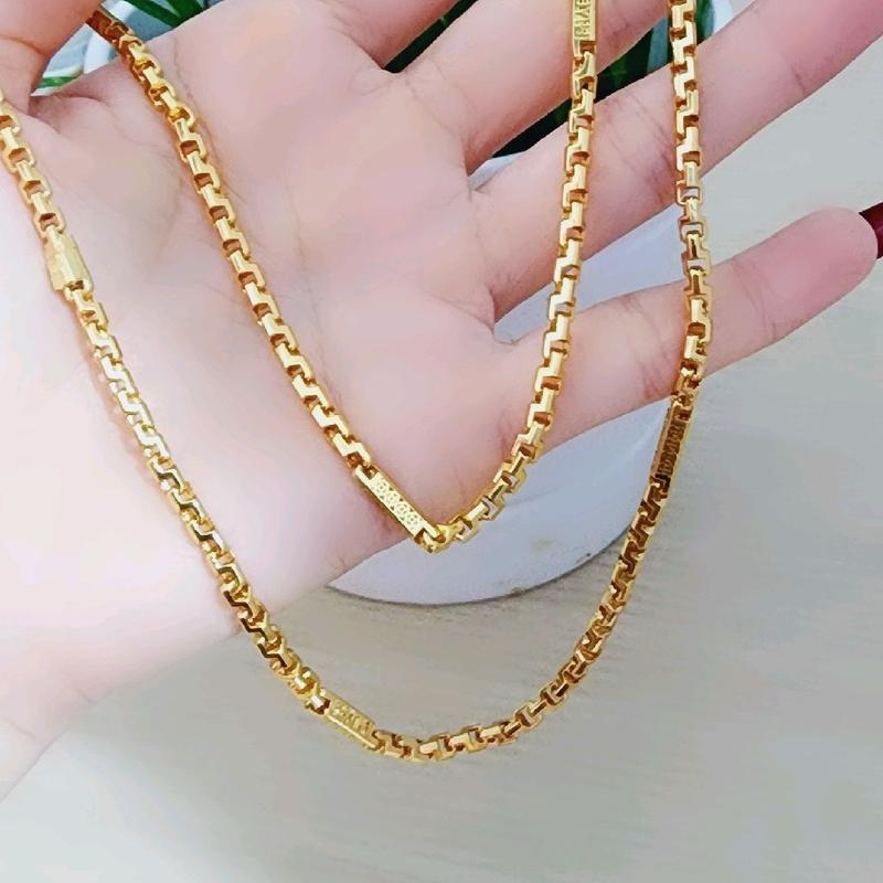 dây chuyền công ống chạm chữ phát tài 3c