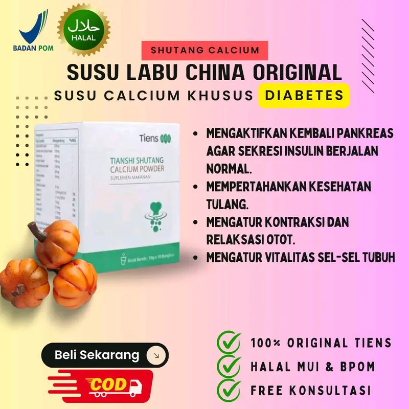 susu labu cina original halal untuk diabetes Milk 2