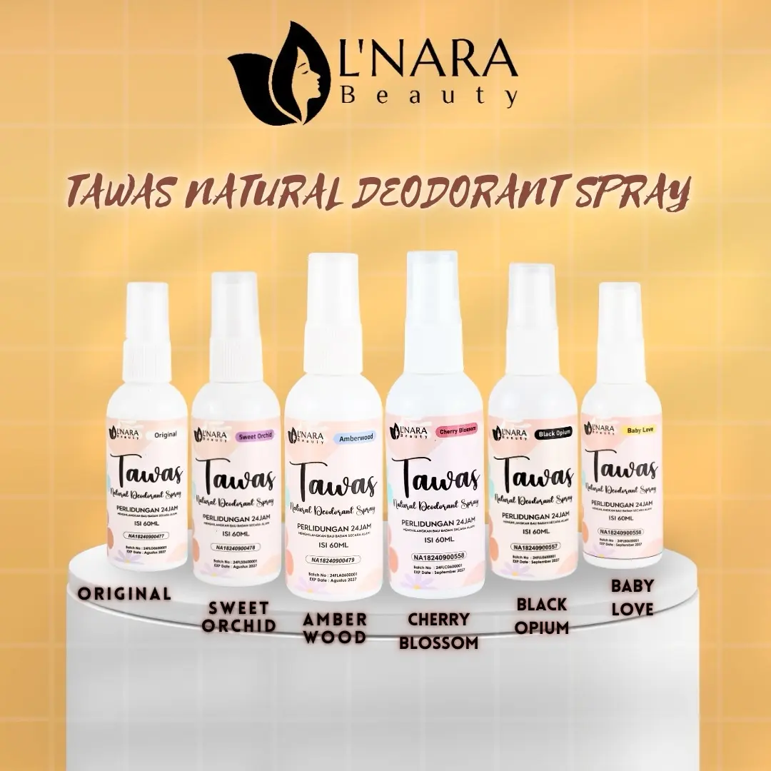 6pcs deodorant tawas spray Lnara Beauty.