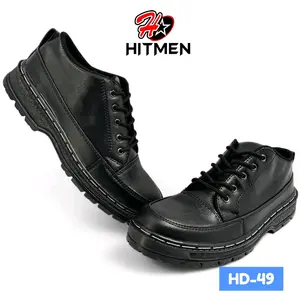 Hitmen HD-49 Sepatu Pria Sepatu Kerja Formal Sepatu Docmart Pantofel Premium Sepatu Wisuda Sepatu Pantofel Formal Docmart Low Boots Kerja Pria