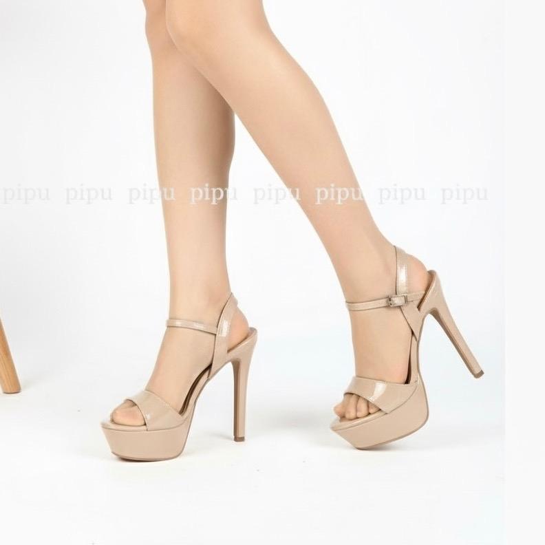 giày dép 11cm 13cm ,giày nữ giày cao gót đế đúp sandals thời trang,catwalk Mũi tròn Mũi mở DéP Shoes Jean Đồng