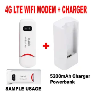 Paket Bundle Modem UFi 4G LTE + Modem Charger Powerbank dengan baterai 5200 mAh