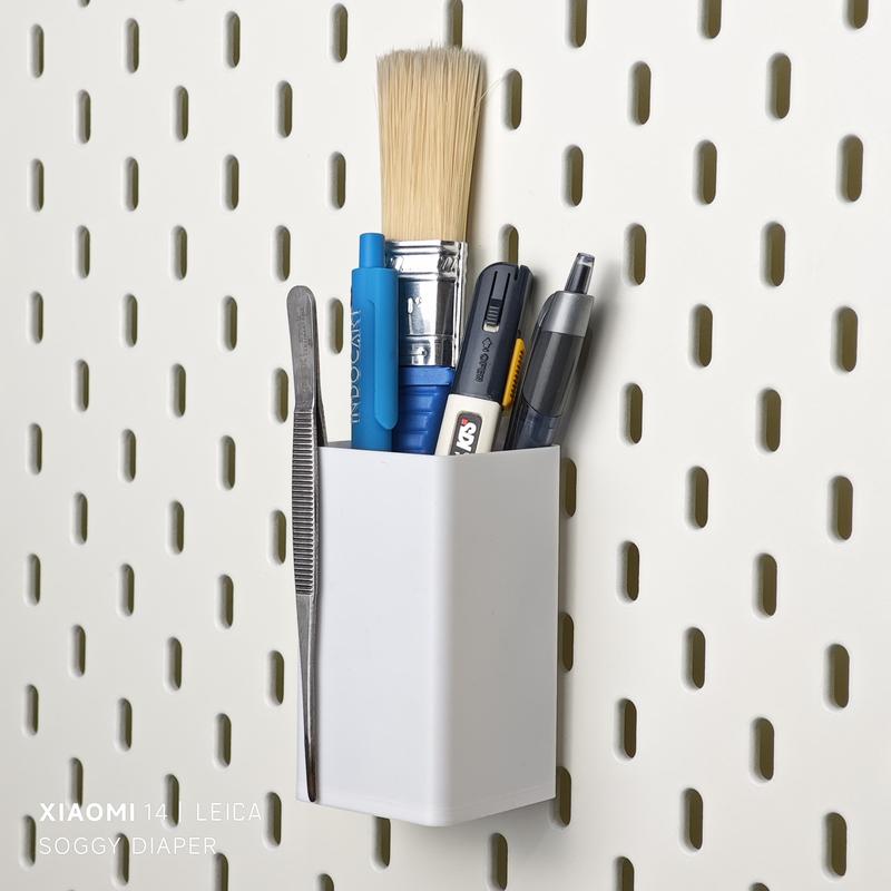 Kotak / tempat pensil holder - aksesoris untuk pegboard 0