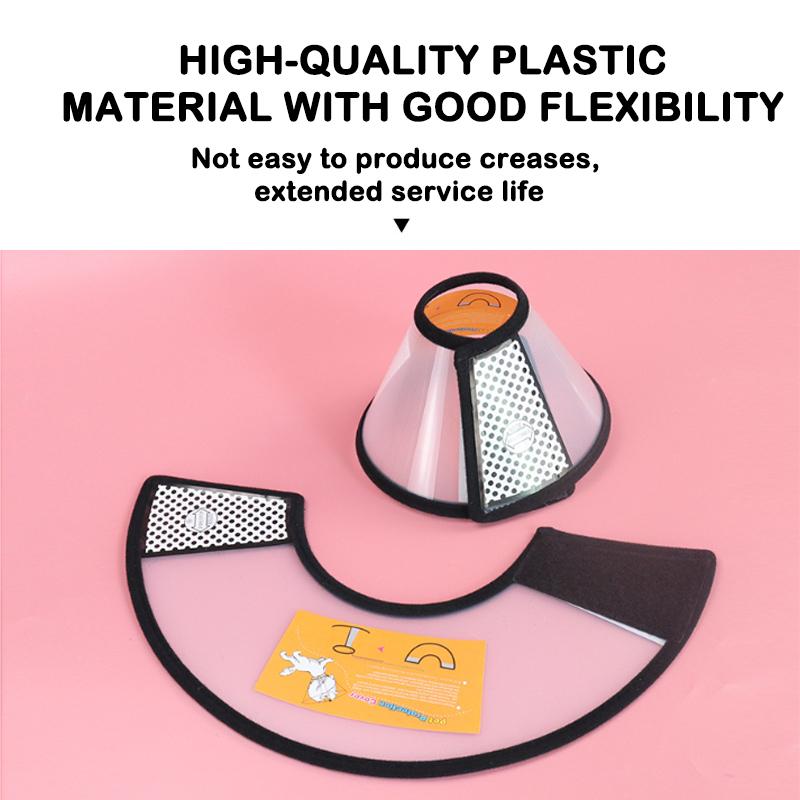 Product Introduction of Pet Elizabethan Collar Cat Dog Cone Adjustable Safety Collar Round Pet Head Cover Anti-Bite 29