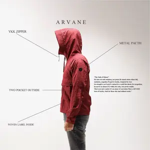 SKYBLUE - The Silent Authority Jacket - '' ARVANE '' - Jaket Casual Pria Premium - Bahan Crinkle Elegan - Resleting YKK Original - Box Eksklusif -