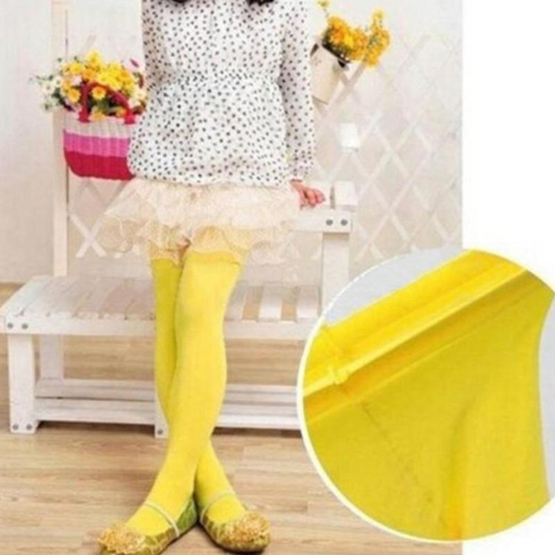 Product Introduction of Fashion Candy Colorful Toddler Kids Girls Pants Velvet Tights Trousers Pantyhose Leggings Children's Clothing Age 4-12 Leggings for Kids 13