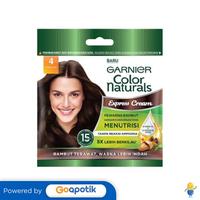 Gambar GARNIER COLOR NATURALS EXPRESS CREAM 4 COKLAT 20 ML SACHET dari Apotek Central Farma Cilegon by GoApotik Kota Cilegon 1 Tokopedia