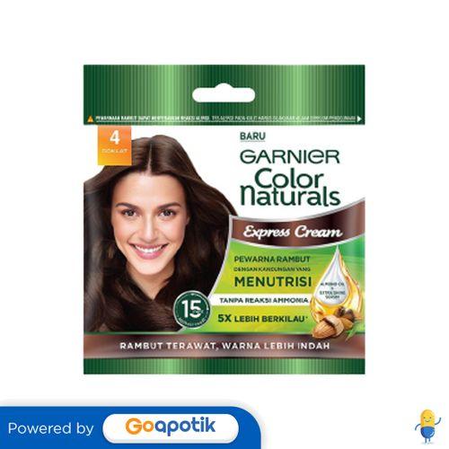 Gambar GARNIER COLOR NATURALS EXPRESS CREAM 4 COKLAT 20 ML SACHET dari Apotek Central Farma Cilegon by GoApotik Kota Cilegon Tokopedia