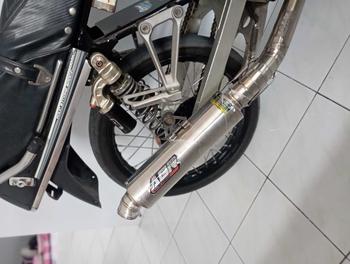 Product Review of Slincer knalpot abr racing exhaust bulat rata Gread A from i**m n** d**c 0