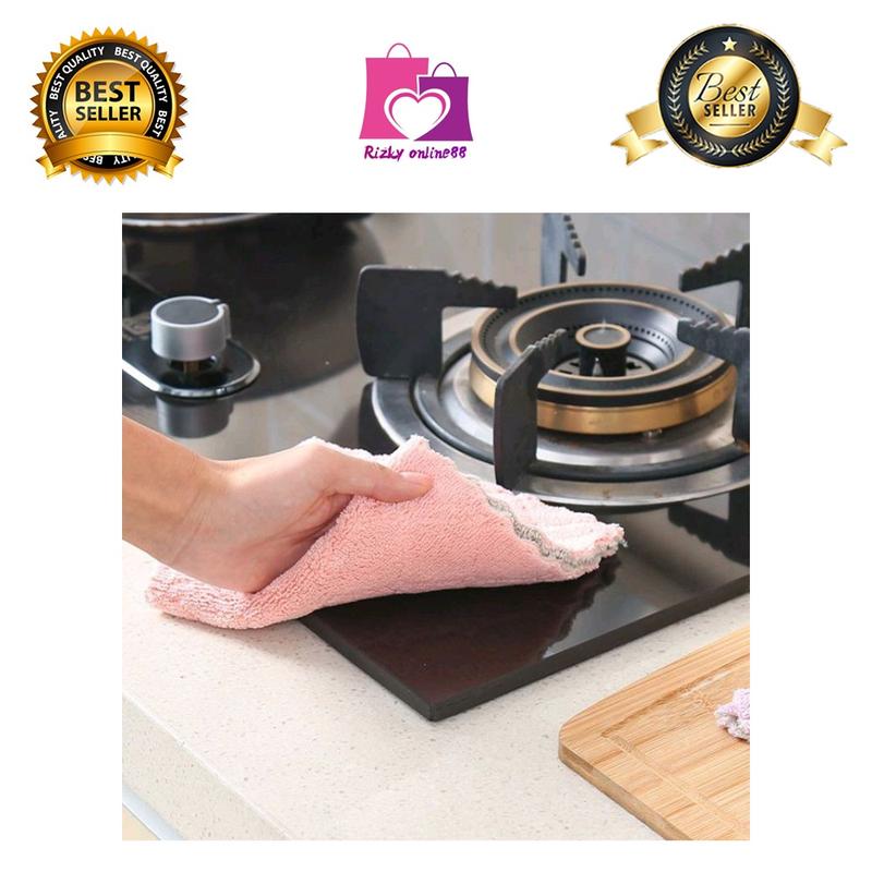 rizkyonline88 kain lap microifiber kain lap dapur kain serbet 3