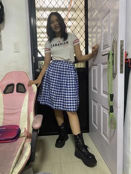 Product Review of 8819 # New Thick soled Martin Boots, Abicos Height Increasing Shoes, Man Exhibition Women's Short Boots, Spring and Autumn Sponge Cake Shoes, Gothic Mid length Knight Boots Makapal Girl from S**y V** B**a 0