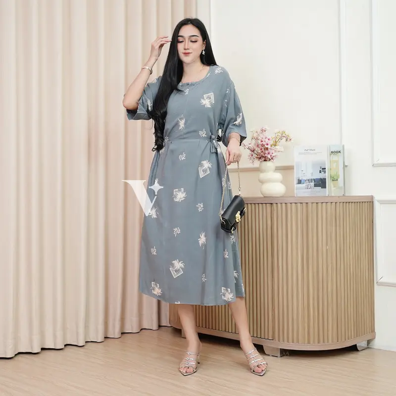 Daster Jumbo Wanita LD 120 Daster Busui Friendly Daster Kekinian Daster Motif Elzia Trends 2024 1