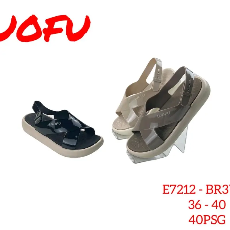 Luofu Sepatu Sendal luofu,Empuk   #Ringan pakai #Shoeswanita #Slip on 1