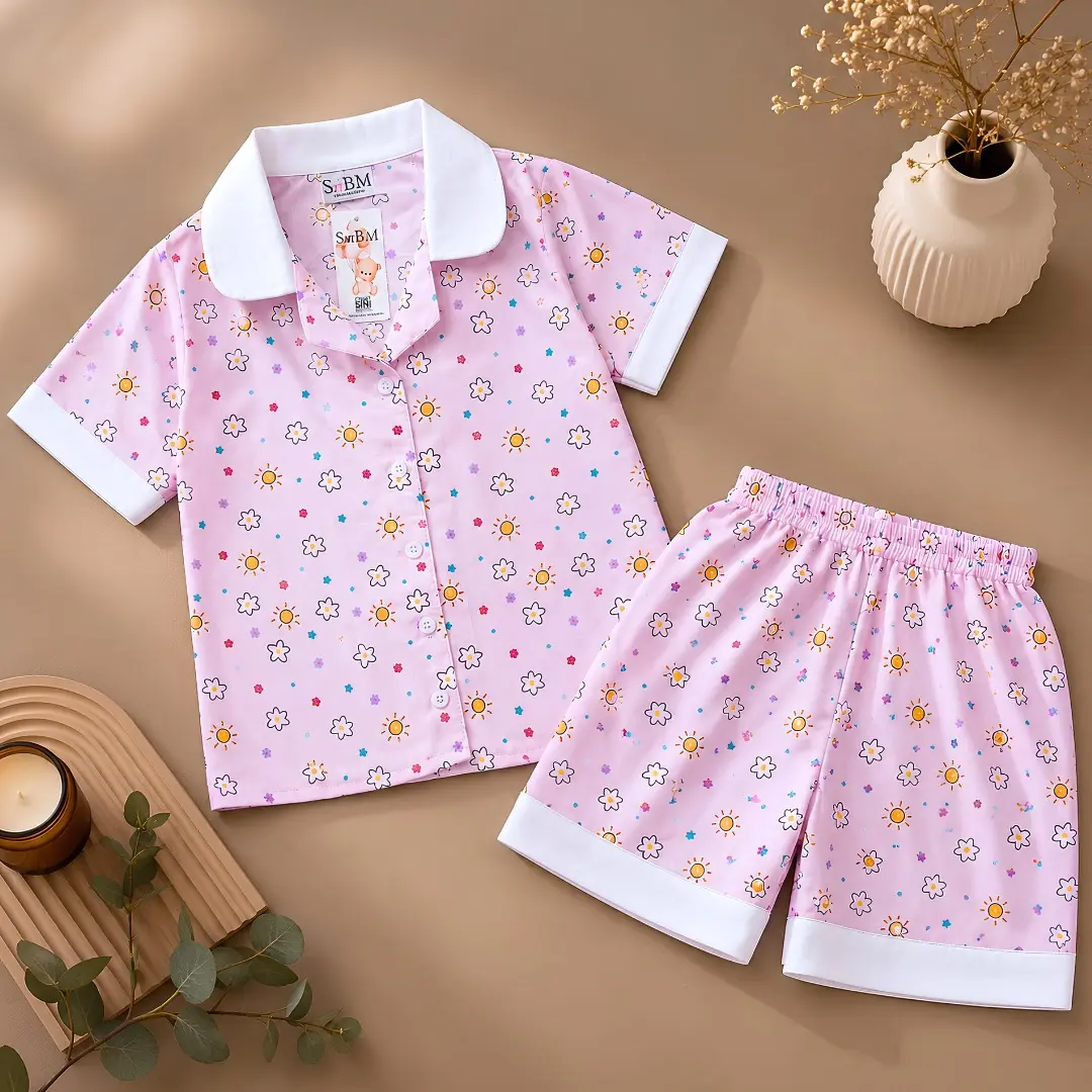 Baju Anak - [LANGSUNG KIRIM] Cloudy Setelan Piyama Anak Cewek dan Cowok Motif Lucu Kekinian Terlaris / Fashion Oneset Baju Tidur Anak Lengan Pendek Celana Pendek Limited Edition Terbaru