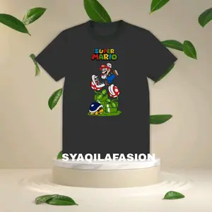 KAOS ANAK GAMBAR GAME SUPER MARIO/KAOS ANAK SUPER MARIO/KAOS ANAK/KAOSN ANAK BAHAN COTTON COMBED 30'S Fashion