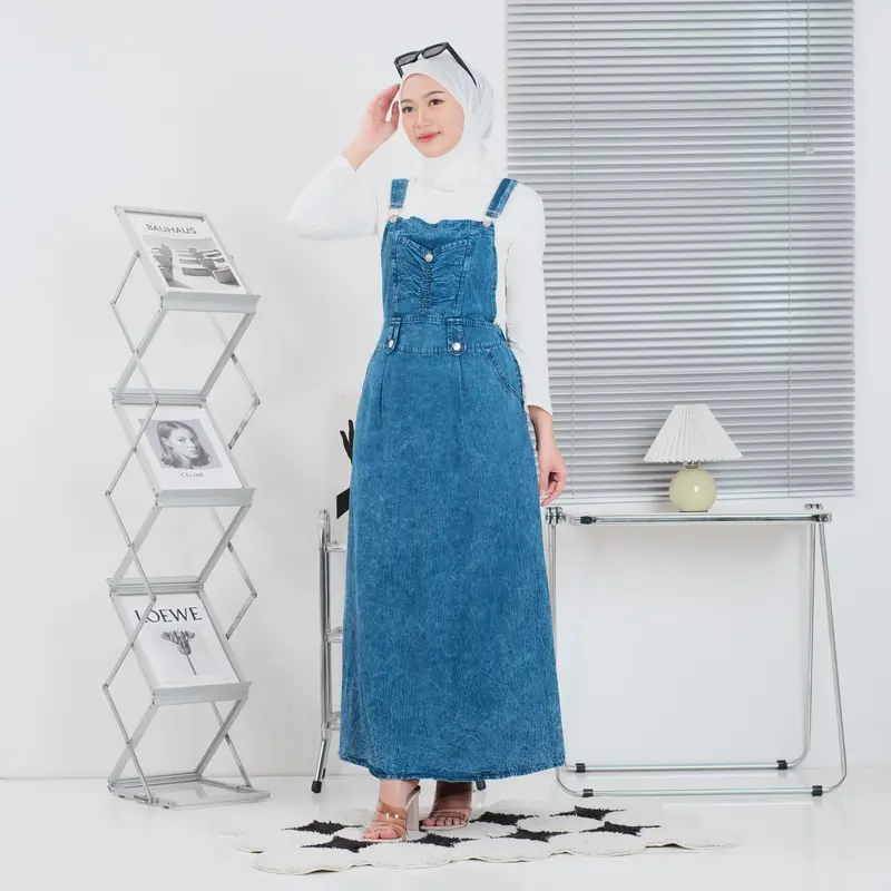 OVERALL ROK JEANS WANITA TERBARU 5
