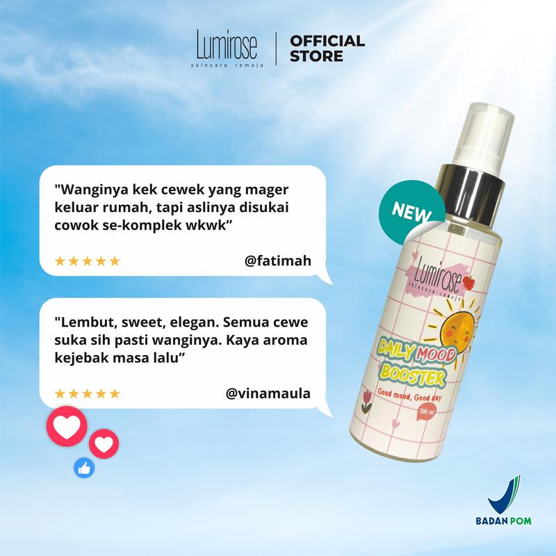 Bodymist Cewek Introvert [Lumirose] - Manis Mewah Peach & Berries - Daily Mood Booster 5